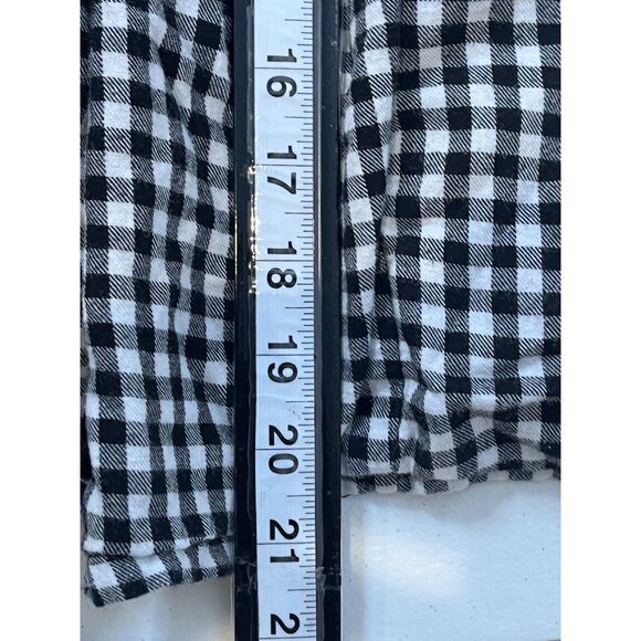 Wonder Nation Girls Black Gingham Plaid Long Sleeve Dress Size 5T - Picture 5 of 10